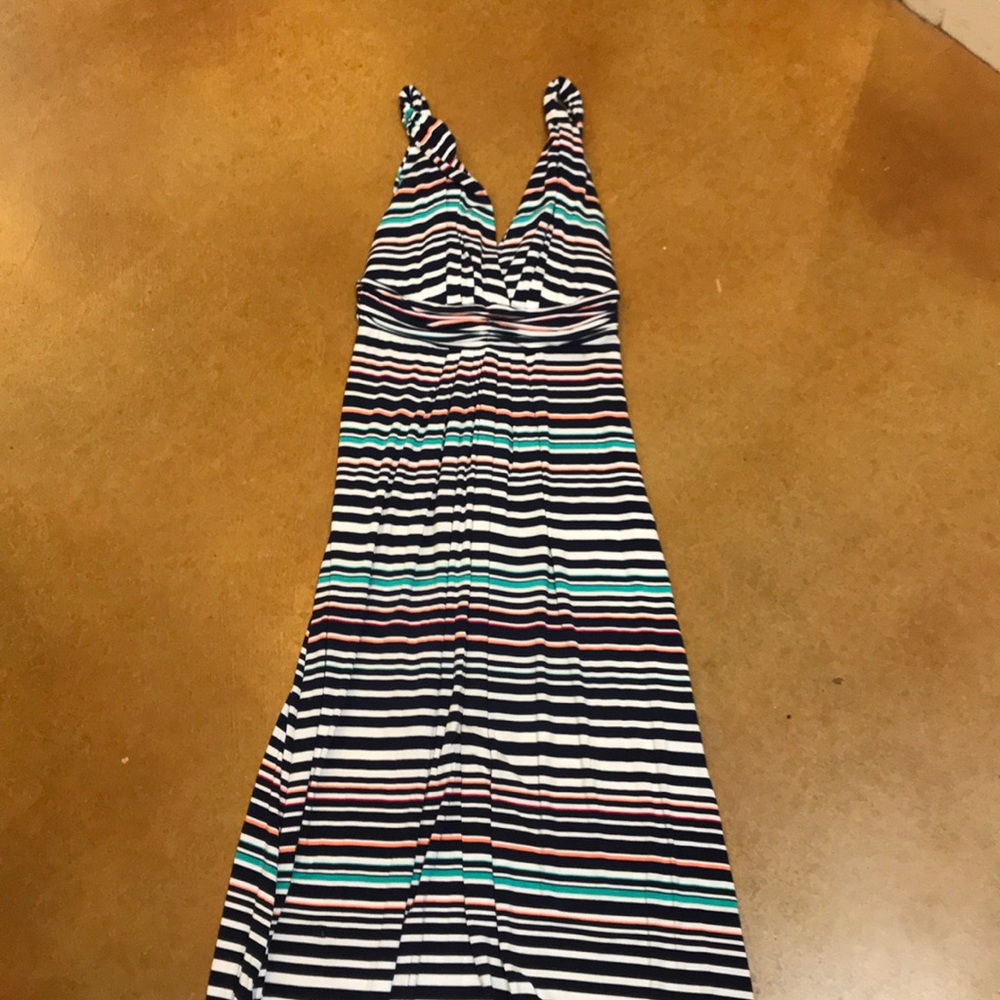 TART knit striped maxi dress